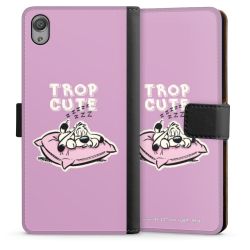 Sideflip mit langer Lasche schwarz