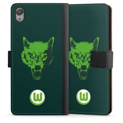 Sideflip mit langer Lasche schwarz