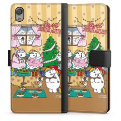 Sideflip mit langer Lasche schwarz