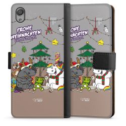 Sideflip mit langer Lasche schwarz