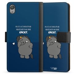 Sideflip mit langer Lasche schwarz