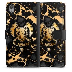 Sideflip mit langer Lasche schwarz