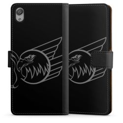 Sideflip mit langer Lasche schwarz