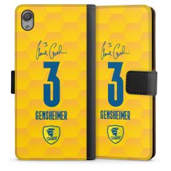 Sideflip mit langer Lasche schwarz