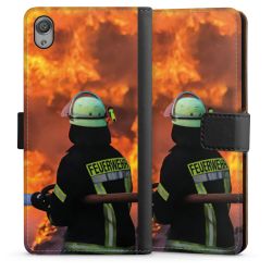 Sideflip mit langer Lasche schwarz