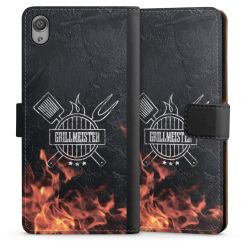 Sideflip mit langer Lasche schwarz