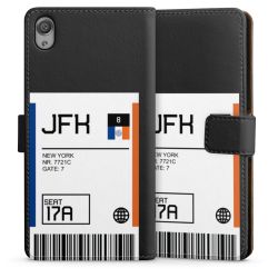 Sideflip mit langer Lasche schwarz