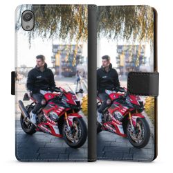 Sideflip mit langer Lasche schwarz