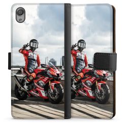 Sideflip mit langer Lasche schwarz