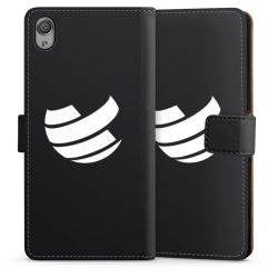 Sideflip mit langer Lasche schwarz