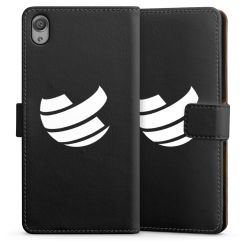 Sideflip mit langer Lasche schwarz