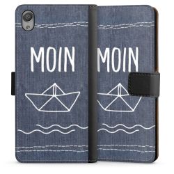 Sideflip mit langer Lasche schwarz