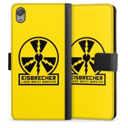 Sideflip mit langer Lasche schwarz