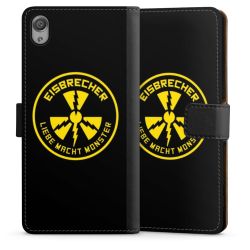 Sideflip mit langer Lasche schwarz