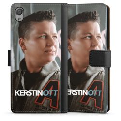 Sideflip mit langer Lasche schwarz