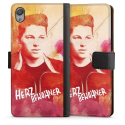 Sideflip mit langer Lasche schwarz