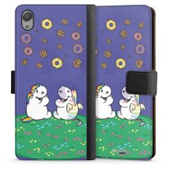 Sideflip mit langer Lasche schwarz