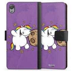 Sideflip mit langer Lasche schwarz