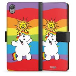 Sideflip mit langer Lasche schwarz