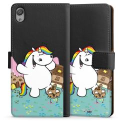 Sideflip mit langer Lasche schwarz