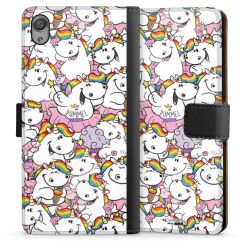 Sideflip mit langer Lasche schwarz