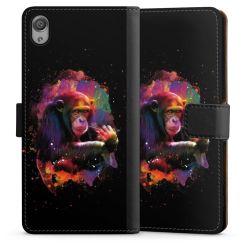 Sideflip mit langer Lasche schwarz