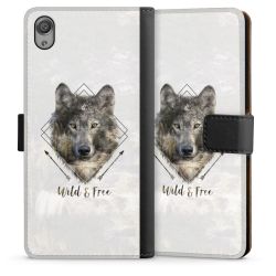 Sideflip mit langer Lasche schwarz