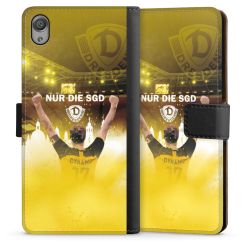 Sideflip mit langer Lasche schwarz