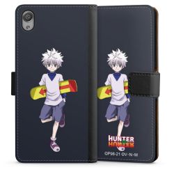 Sideflip mit langer Lasche schwarz