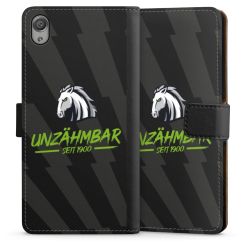 Sideflip mit langer Lasche schwarz