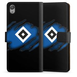 Sideflip mit langer Lasche schwarz