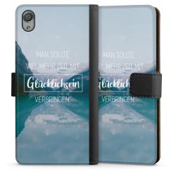 Sideflip mit langer Lasche schwarz