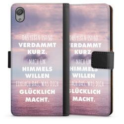 Sideflip mit langer Lasche schwarz