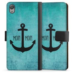 Sideflip mit langer Lasche schwarz