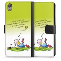 Sideflip mit langer Lasche schwarz