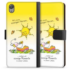 Sideflip mit langer Lasche schwarz