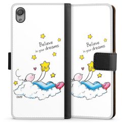 Sideflip mit langer Lasche schwarz