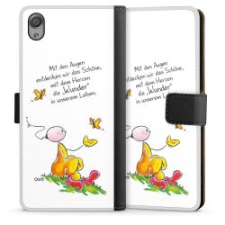 Sideflip mit langer Lasche schwarz