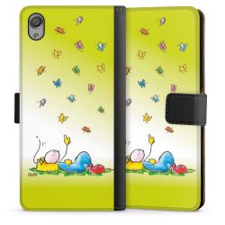 Sideflip mit langer Lasche schwarz