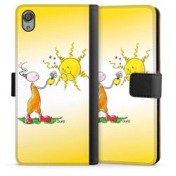 Sideflip mit langer Lasche schwarz