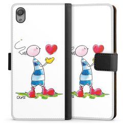 Sideflip mit langer Lasche schwarz