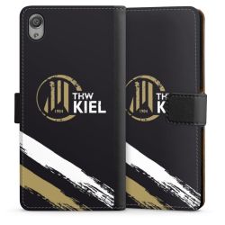 Sideflip mit langer Lasche schwarz