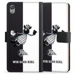 Sideflip mit langer Lasche schwarz