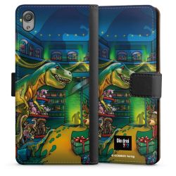 Sideflip mit langer Lasche schwarz