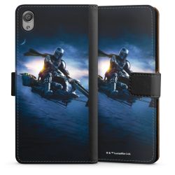 Sideflip mit langer Lasche schwarz