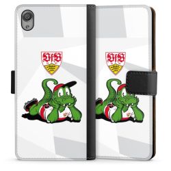 Sideflip mit langer Lasche schwarz