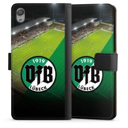 Sideflip mit langer Lasche schwarz