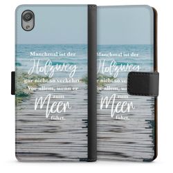 Sideflip mit langer Lasche schwarz