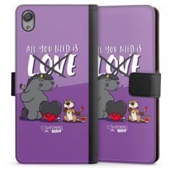 Sideflip mit langer Lasche schwarz