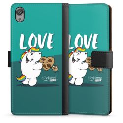 Sideflip mit langer Lasche schwarz